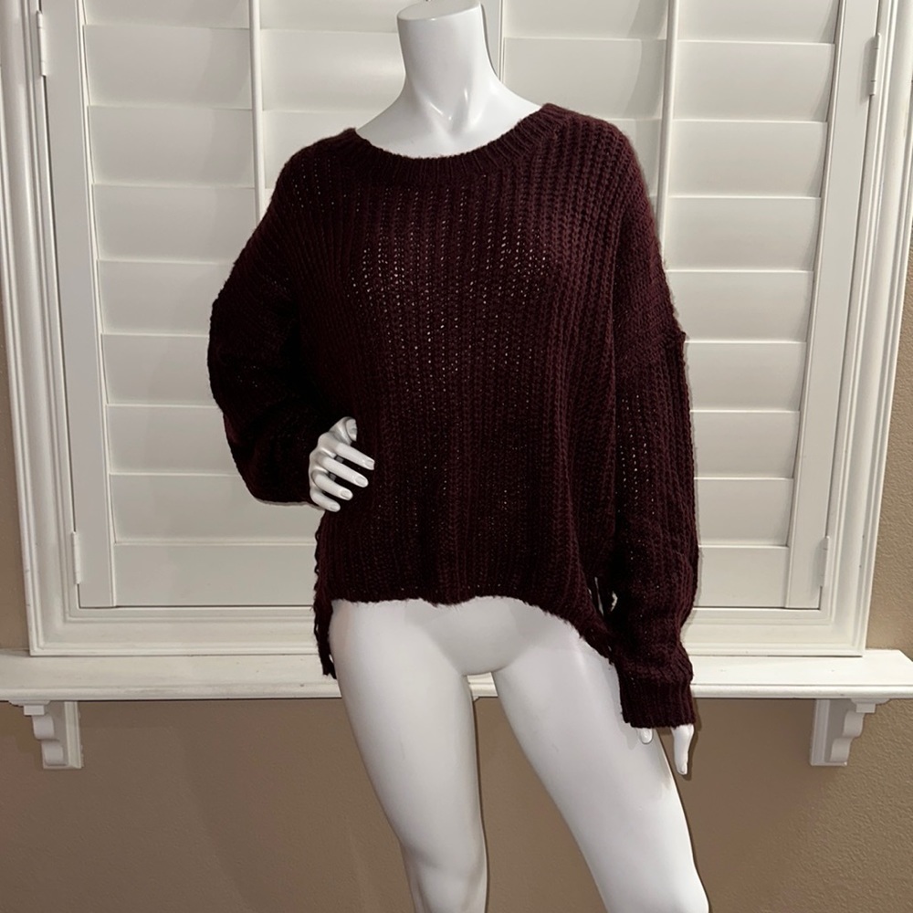 Velzera Distressed Knit Sweater